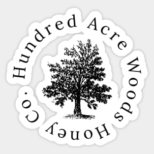 Hundred acre woods Sticker